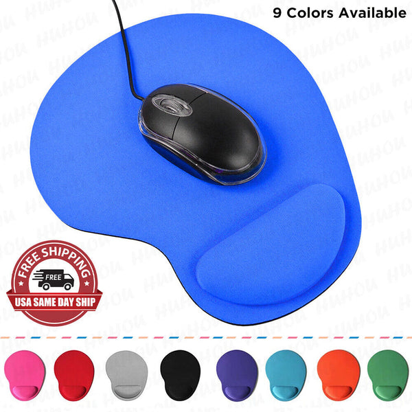 Mouse Pad Wrist Rest Support Ergonomic Comfort Mat Non-Slip PC Laptop Computer