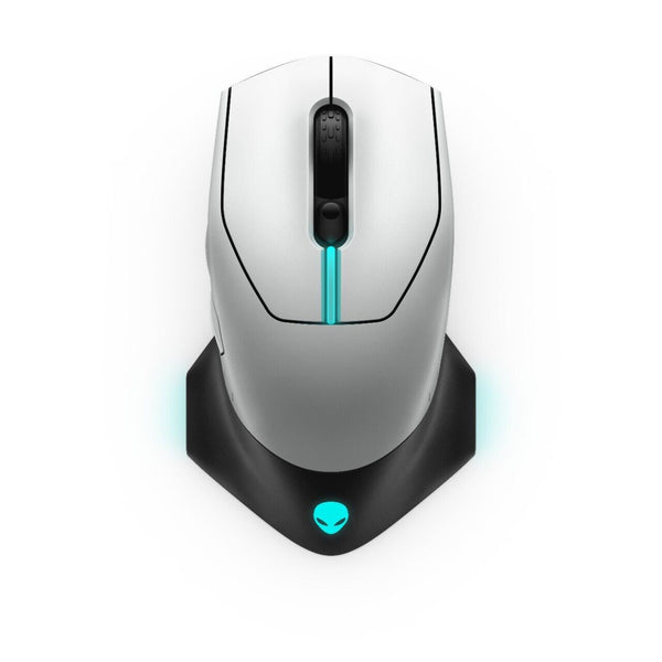 Alienware Wired/Wireless Gaming Mouse - AW610M - Lunar Light