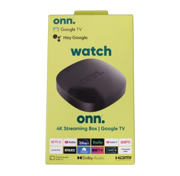 ONN Android Tv UHD Streaming Device 4K Resolution Tv Streaming Wi Fi