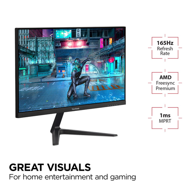 ViewSonic Gaming Monitor VX2418-P-MHD 24" 1080p 165Hz 1ms - FreeSync Premium